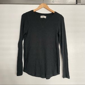Abercrombie and Fitch soft af thermal top, black, small